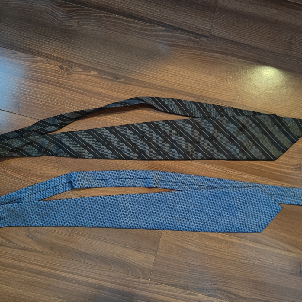 2 Mens Silk Ties
